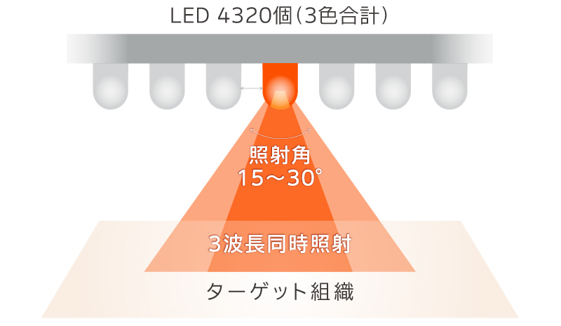 照射イメージ
